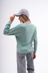 Kadın Bisiklet Yaka Selanik Örme Sweatshirt 245221 -