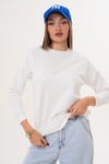 Kadın Bisiklet Yaka Sweatshirt 255263 -