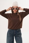Kadın Bisiklet Yaka Sweatshirt 255263 -