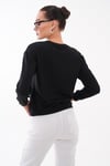 Kadın Bisiklet Yaka Sweatshirt 265189 -