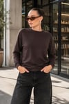 Kadın Bisiklet Yaka Sweatshirt 265189 -
