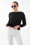 Kadın Bisiklet Yaka Sweatshirt 265189 -