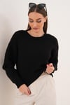 Kadın Bisiklet Yaka Triko Örme Kazak 255449 -