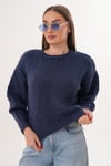 Kadın Bisiklet Yaka Triko Örme Kazak 255449 -