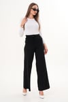 Kadın Bol Paça Triko Örme Pantolon 255166 -