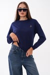 Kadın Ceylan Nakışlı İki İplik Sweatshirt 265112 -