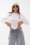 Kadın Ceylan Nakışlı İki İplik Sweatshirt 265112 -