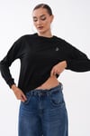Kadın Ceylan Nakışlı İki İplik Sweatshirt 265112 -