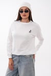 Kadın Ceylan Nakışlı İki İplik Sweatshirt 265112 -