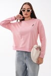 Kadın Ceylan Nakışlı İki İplik Sweatshirt 265112 -