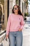 Kadın Ceylan Nakışlı İki İplik Sweatshirt 265112 -