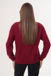 Kadın Ceylan Nakışlı Selanik Örme Sweatshirt 255432 -