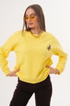 Kadın Ceylan Nakışlı Selanik Örme Sweatshirt 255432 -