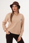 Kadın Ceylan Nakışlı Selanik Örme Sweatshirt 255432 -