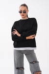 Kadın Çift Görünüm Detaylı Sweatshirt 265113 -