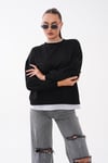 Kadın Çift Görünüm Detaylı Sweatshirt 265113 -