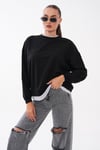 Kadın Çift Görünüm Detaylı Sweatshirt 265113 -