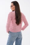 Kadın Düğme Kapamalı Triko Örme Hırka 260505 -