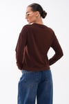 Kadın Fiyonk Nakışlı İki İplik Sweatshirt 255326 - 265044