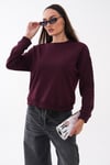 Kadın Fiyonk Nakışlı İki İplik Sweatshirt 255326 - 265044