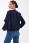 Kadın Fular Detaylı Oversize Sweatshirt 265128 -