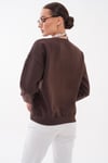 Kadın Fular Detaylı Oversize Sweatshirt 265128 -