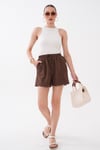 Kadın Gabardin Kısa Şort 260509 -