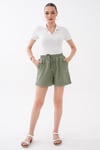 Kadın Gabardin Kısa Şort 260509 -