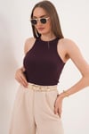 Kadın Halter Yaka Kaşkorse Atlet - 260030