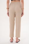 Kadın Havuç Paça Keten Pantolon - 260162