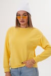 Kadın İnci Detaylı Selanik Örme Sweatshirt 255225 -