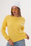 Kadın İnci Detaylı Selanik Örme Sweatshirt 255225 -