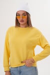 Kadın İnci Detaylı Selanik Örme Sweatshirt 255225 -