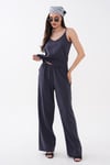 Kadın İp Askılı Bluz Pantolon Tensel Takım 260559 -