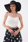 Kadın İp Askılı Crop - 260470