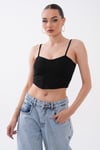 Kadın İp Askılı Crop - 260470