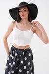 Kadın İp Askılı Crop - 260470
