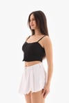 Kadın İp Askılı Crop Bluz