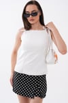 Kadın İp Askılı Fiyonk Detaylu Bluz 260581 -