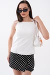 Kadın İp Askılı Fiyonk Detaylu Bluz 260581 -