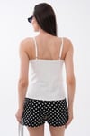 Kadın İp Askılı Fiyonk Detaylu Bluz 260581 -