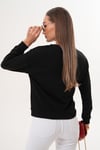 Kadın Kalp Nakışlı İki İplik Sweatshirt 255327 -