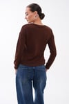 Kadın Kalp Nakışlı İki İplik Sweatshirt 255327 - 265045