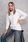 Kadın Kanguru Cepli Kapüşonlu İki İplik Sweatshirt 245099 -