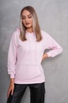 Kadın Kanguru Cepli Kapüşonlu İki İplik Sweatshirt 245099 -