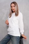 Kadın Kanguru Cepli Kapüşonlu İki İplik Sweatshirt 245099 -