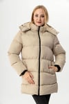 Kadın Kapüşon Detaylı Oversize Şişme Mont