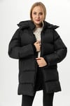 Kadın Kapüşon Detaylı Oversize Şişme Mont