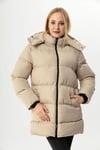 Kadın Kapüşon Detaylı Oversize Şişme Mont