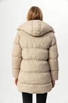 Kadın Kapüşon Detaylı Oversize Şişme Mont